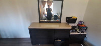 Night stand with mirror