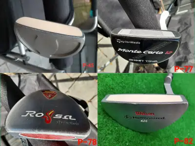 5 – GOLF PUTTERS – High End to Entry Level – See Description, Voir plus
