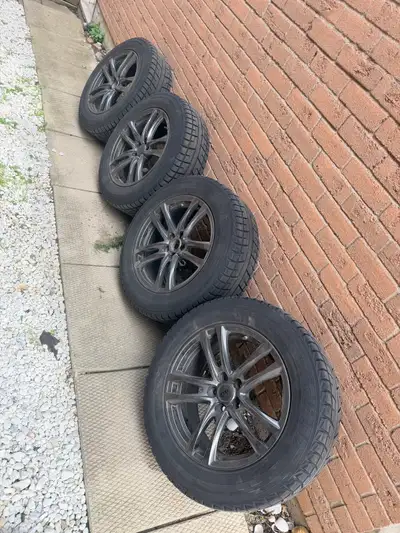 Hey, Selling my set of 4 winter rims and tires that were used for one season. They are in great cond...