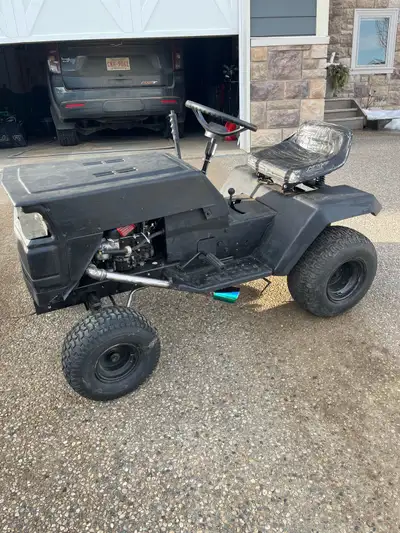 New battery, new exaust, new carb and air filter and a custom gas pedal. It has been pulley swapped...