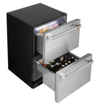 New GE Café dual drawer refrigerator Built-in Undercounter