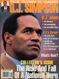 O.J. Simpson From Triumph to Tragedy 1994 Mag. Larry Flynt PUB.