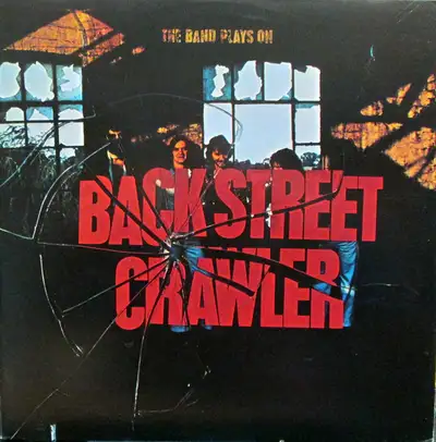 The Band Plays On 1975 debut LP record Back Street Crawlers, View more