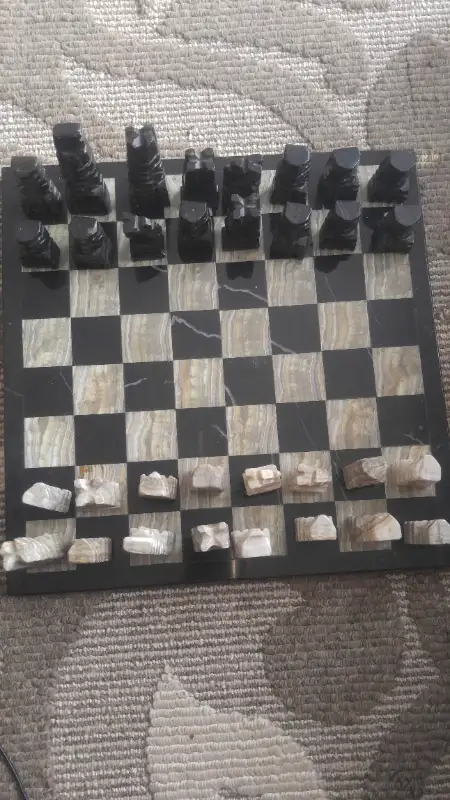 Chess Set ( Stone ) in Arts & Collectibles in Ottawa - Image 3