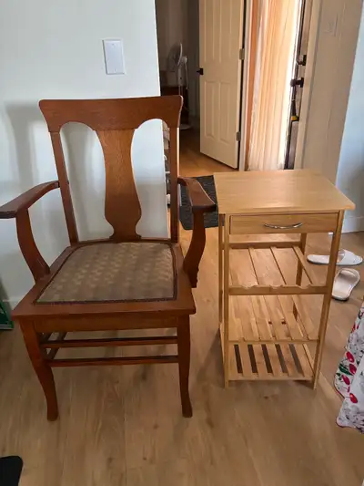 Small table and chair, View more