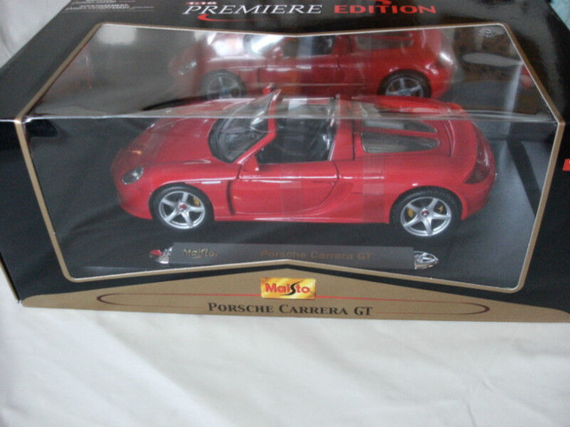 PORSCHE CARRERA GT, Red, MAISTO Premiere Edition 1:18 Scale, NEW | Arts &  Collectibles | Calgary | Kijiji