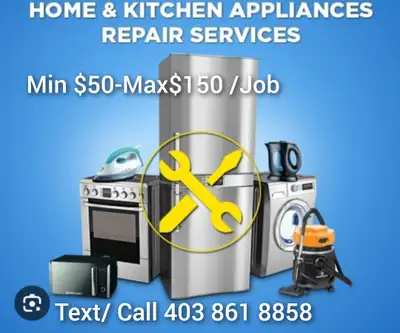 Dteck Appliance Repair Service 403 861 8858, View more