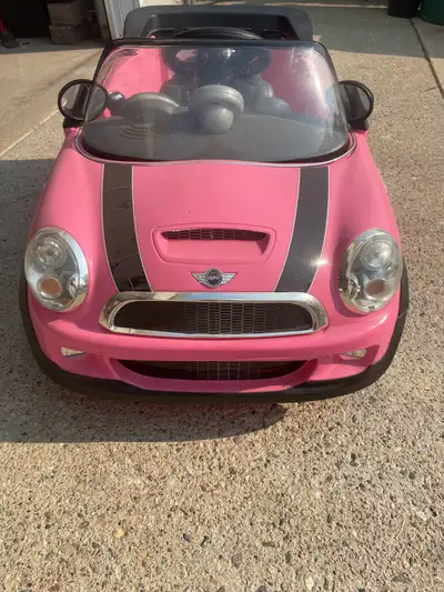 I have for sale a girls mini Cooper car it’s battery operated. With the charger. Car works fine just...