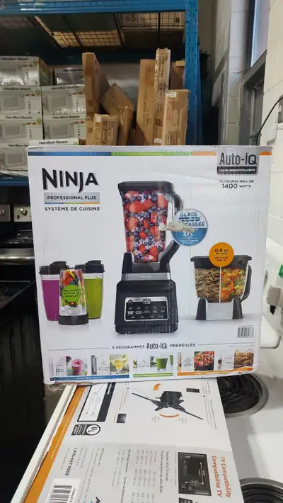 Upgrade your kitchen with this powerful Ninja Professional Plus Kitchen System, featuring a robust 1...