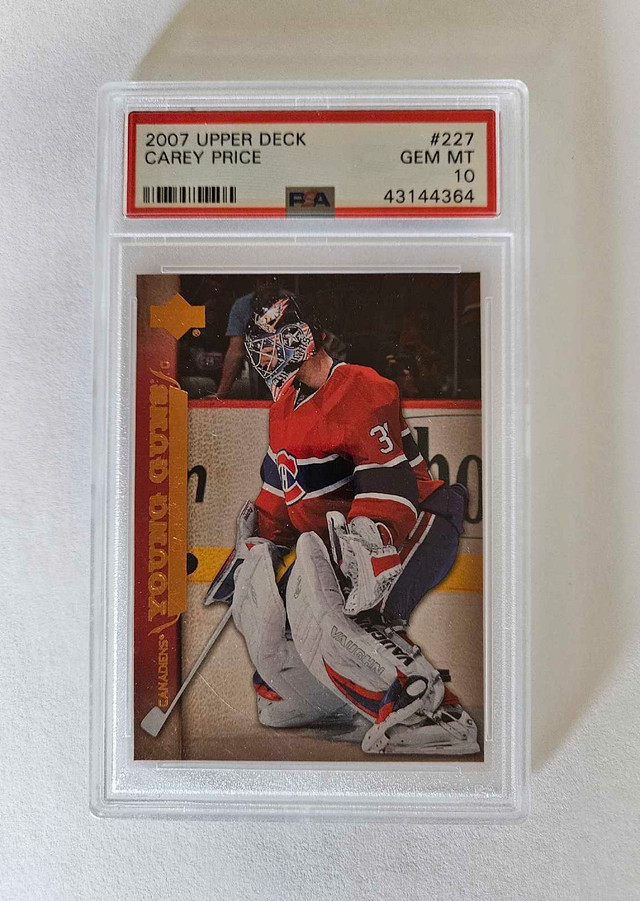 2007-08 Carey Price Young Guns Rookie PSA 10 in Arts & Collectibles in Portage la Prairie
