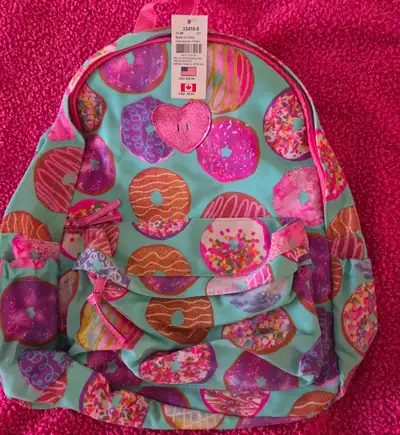 sac a dos vert multicolore avec pochette avant et imprimés, View more