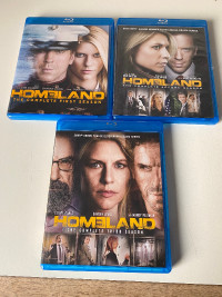 Homeland, seasons 1, 2 and 3, Blu-ray