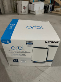 Orbi Router RBR850 Wifi 6 Mesh Network Brand New, Never Used