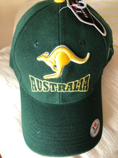 Green and Gold Australia Cap - NEW, with tag, View more