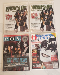 KISS Magazines P.O.V, Incite, What's On. r