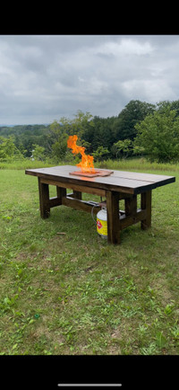 Fire Pit Dining table