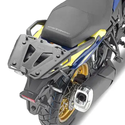 GIVI SR3125 rear luggage rack for Suzuki V-strom 800. Designed and manufactured by GIVI, it can be u...