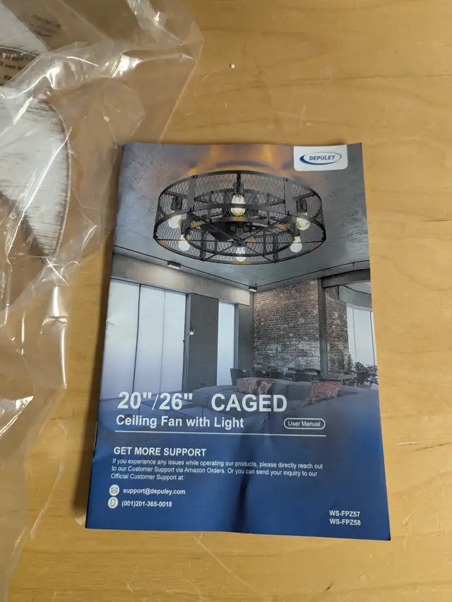 Depuley Flush Mount Ceiling Fan - 26" Low Profile Fan with Light in Indoor Lighting & Fans in Mississauga / Peel Region - Image 9