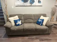 Grey Fabric Couch