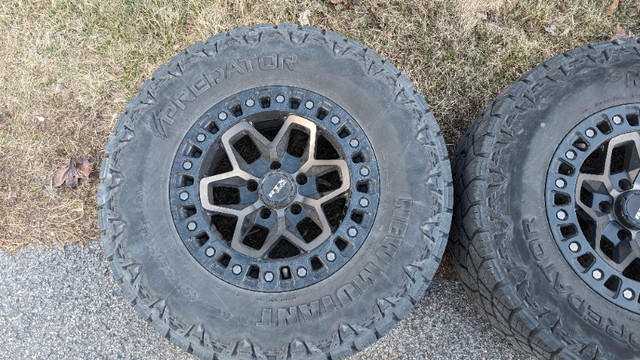 17" Rims with 33" predator mutant tire. Set of 4 in Tires & Rims in Gatineau - Image 2