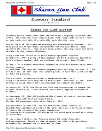 SHARON GUN CLUB SHARES - WANTED !