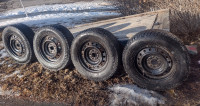 4 Tires (M+S) with Rims P215/70R/16T