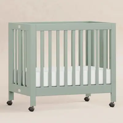 $350 OBO - Babyletto Origami mini crib + mattress, View more