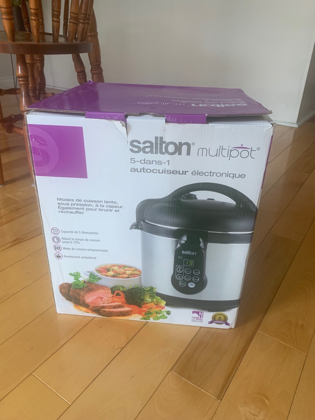 Salton 5 in 1 Electronic Pressure Cooker - 5L PC-1048 in Microwaves & Cookers in City of Toronto - Image 2