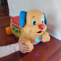 EUC Fisher-Price Laugh & Learn Stride-to-Ride Puppy