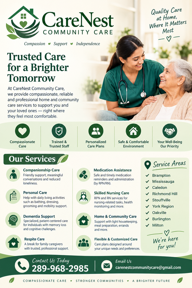Psw and nursing care for seniors
