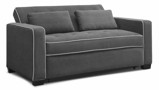 Grey Augustine Sofa/Loveseat with Full Size Pop-up Bed in Couches & Futons in Edmonton