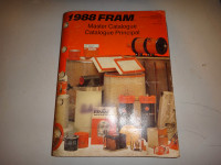 catalogue pour vendeur des produits fram oil-air - filte 1988