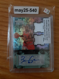 2007-08 Topps Echelon Dual Relics /199 Ben Gordon #TEADR-BG Auto