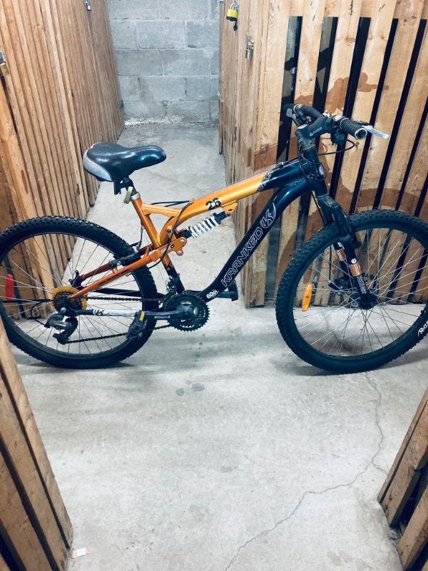 Kranked 26" Mountain Bike, dual suspension, front disc brake Mountain