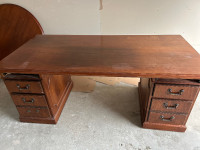 Solid wood desk, great condition, $300.00