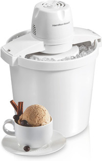 New Hamilton Beach 68330N 4-Quart Automatic Ice-Cream Maker