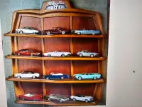 Franklin Mint Classic Cars of the 60s Sixties Display Shelf