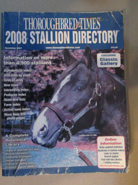 book #44 - Thoroughbred Times 2008 Stallion Directory