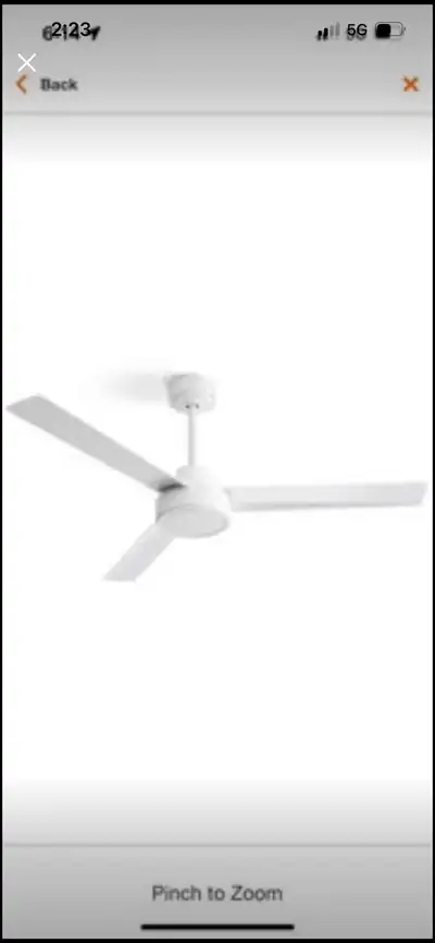 New Keazile 52 in. Modern Indoor White Ceiling Fan Remote Contro, View more