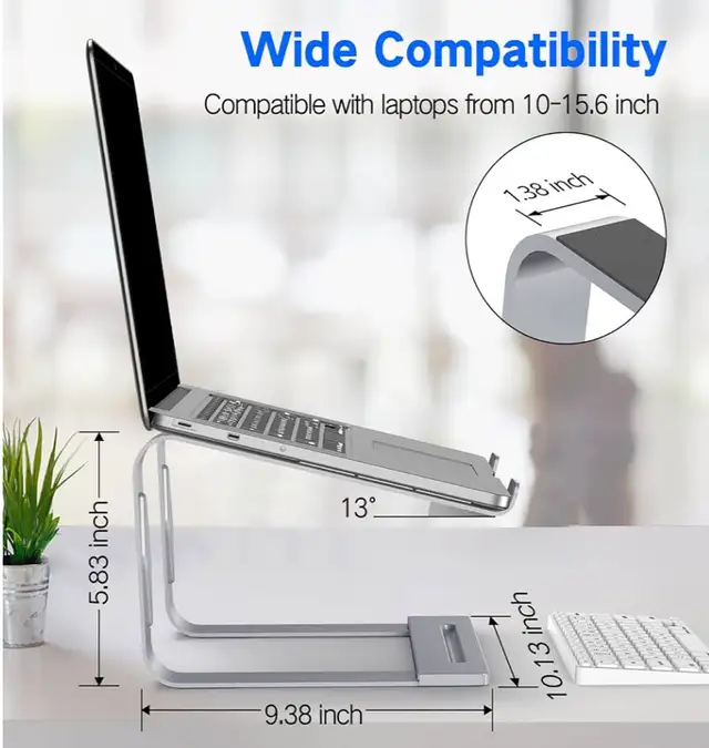 Ergonomic Metal Laptop Stand for Desk63234702874369123