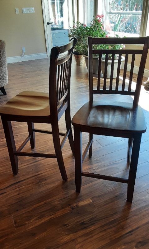 Bar stools wooden chairs in Chairs & Recliners in Peterborough