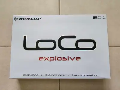 DUNLOP LOCO EXPLOSIVE GOLF BALLS , View more