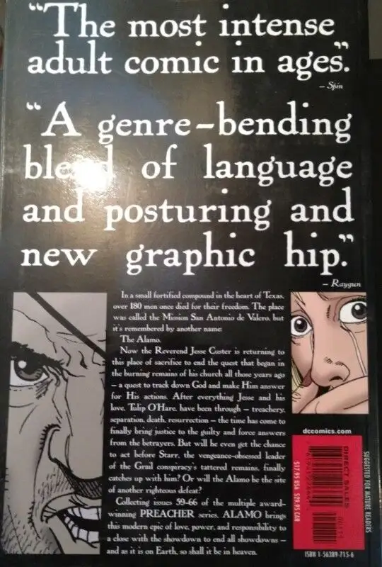 Preacher vol 9 Alamo Trade Paperback (TPB) Vertigo in Comics & Graphic Novels in City of Toronto - Image 3