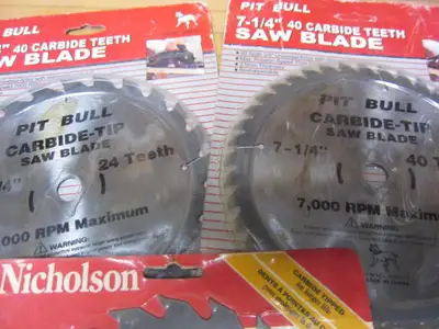 3 Brand New Circular Saw Blades, View more