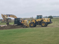 Excavation , cat , loader work, custom hauling and winter roads 