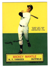 1964 TOPPS STAND UPS MICKEY MANTLE NEW YORK YANKEES MINT SHAPE