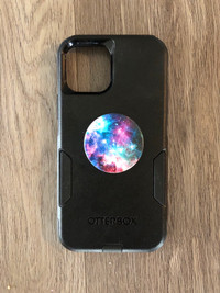 Otterbox iPhone 13, 14 or 15. With space pop socket.