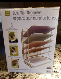 Brand New wall 6 trays organizer 16" hight