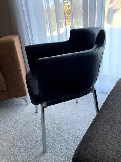 Designer Swivel Leather Chair, View more
