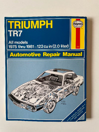 Haynes TRIUMPH TR7 Automotive Repair Manual